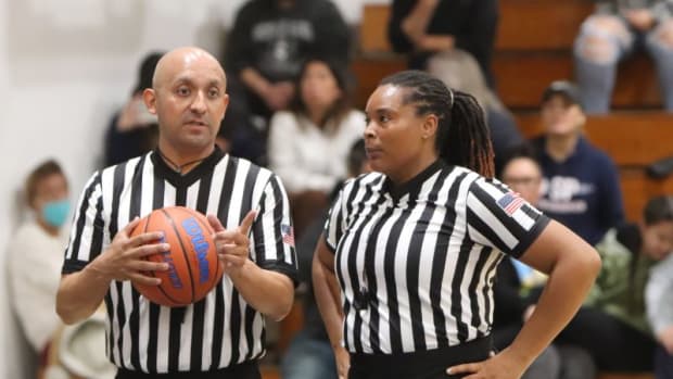By John Murphy Refs Matt Zamore and Tish McAfee 